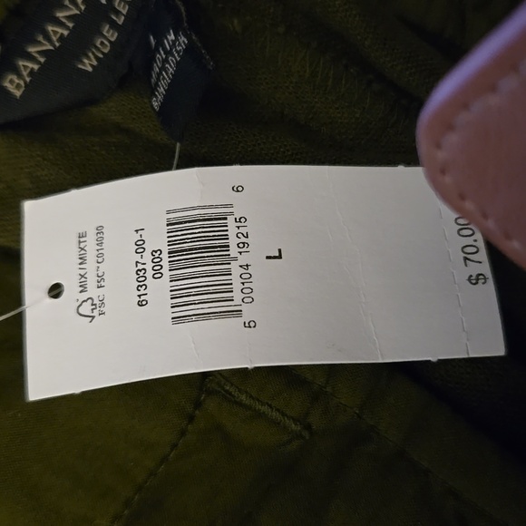 NWT Banana Republic Capri Wide leg 346 - Picture 6 of 7